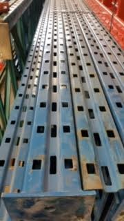 Redirack racking beams blue - Used Racked