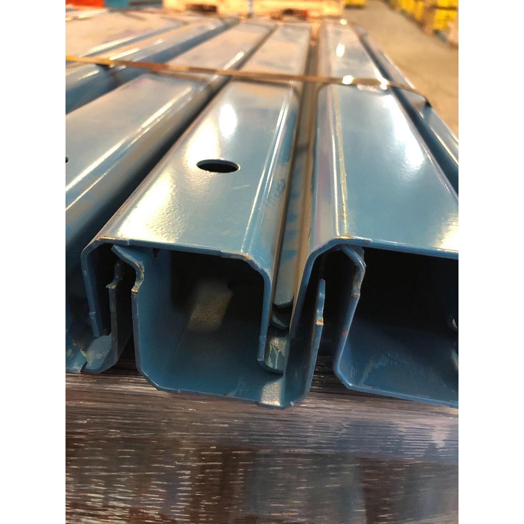 Racking Clip-on style RR Used Safety Bar for 36 Blue -usedRackingcom