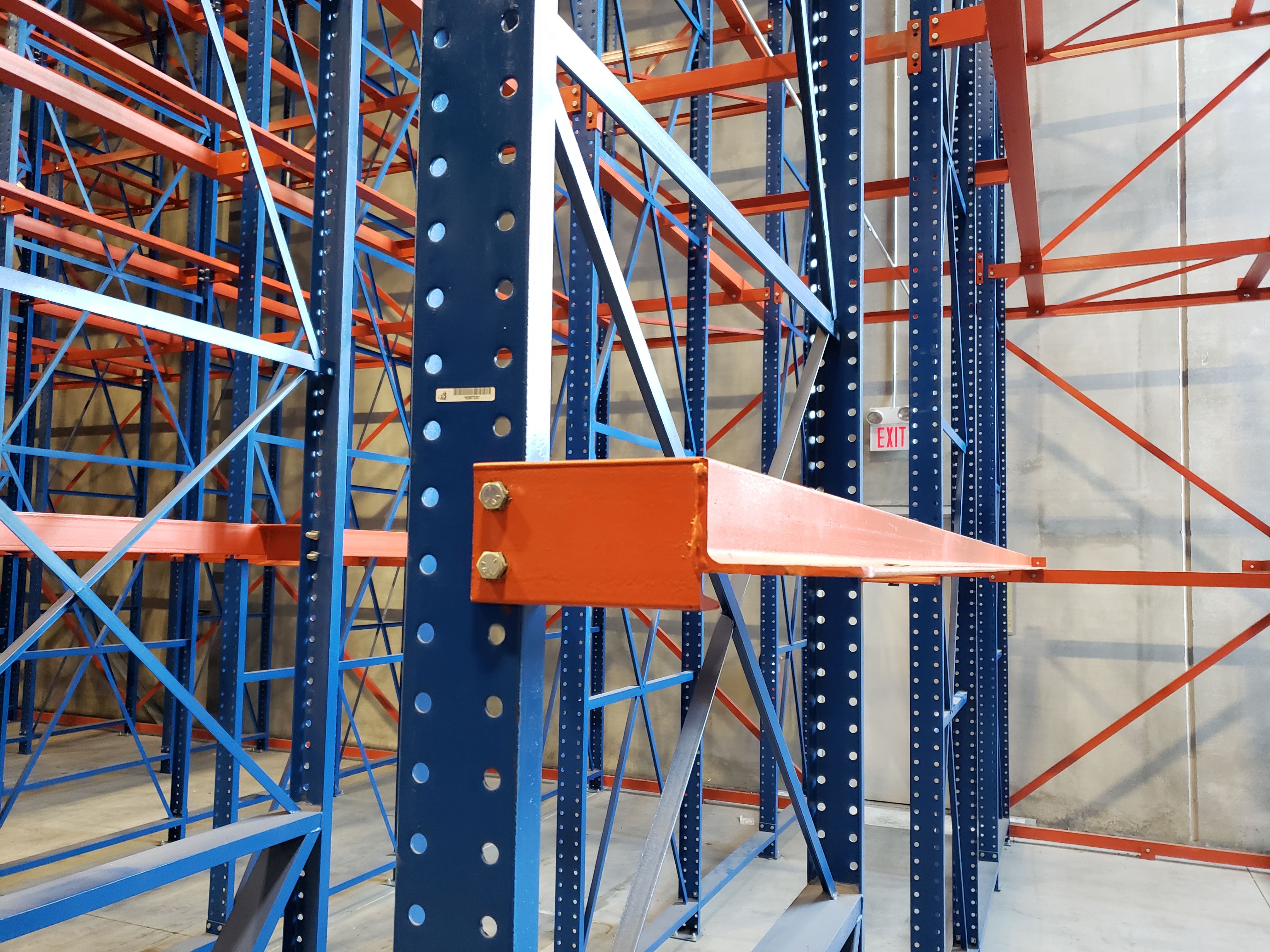 Used Drive-In Racking in Stock side